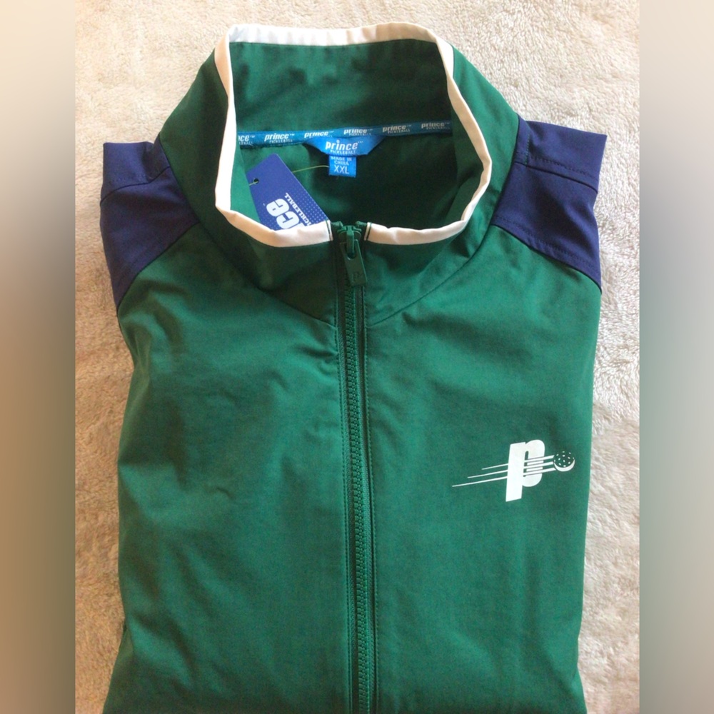 Prince Green and Blue Racket Sports Jacket pickleball, tennis